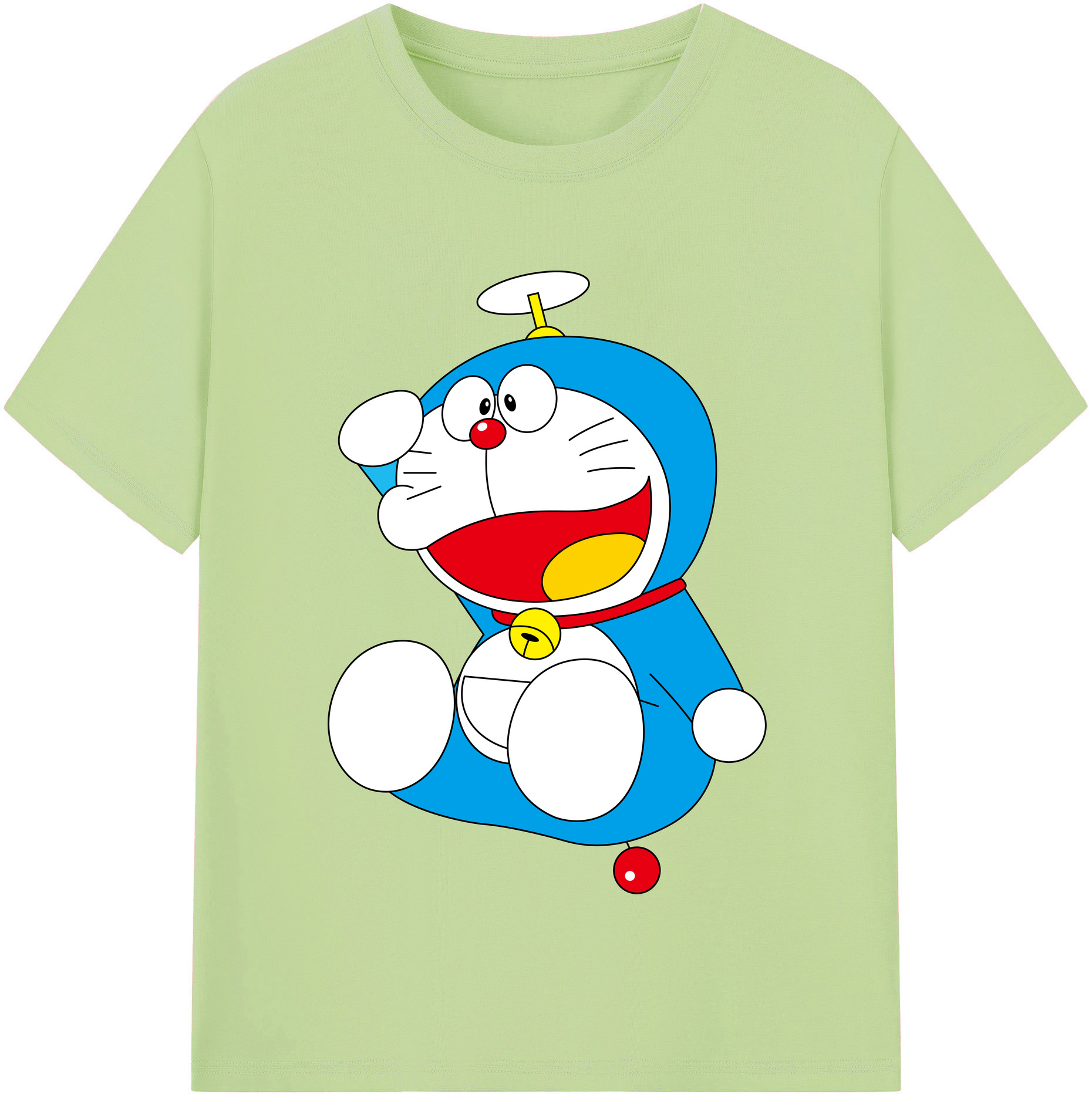 （画像用） ドラえもん Doraemon 綿100％半袖Tシャツ（フロントプリント）